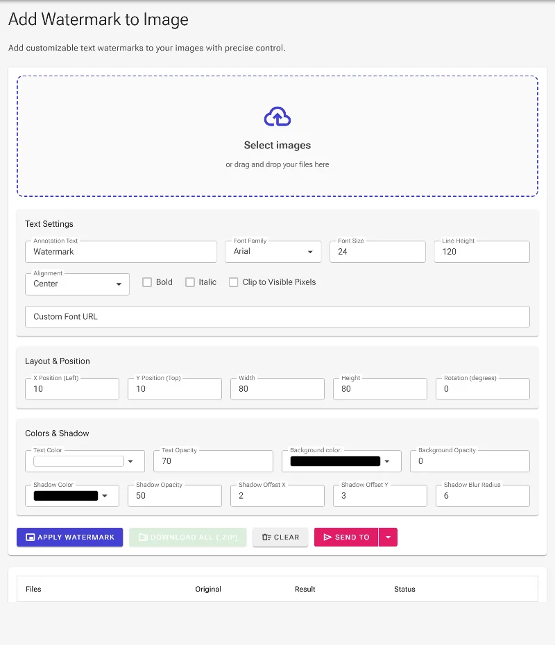 Upload Your Target Images
