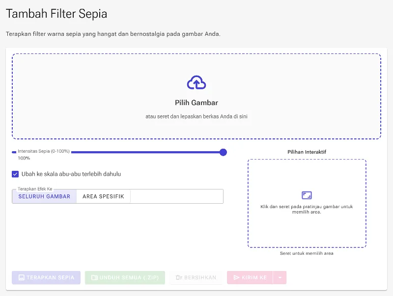 Buka Alat Filter Sepia