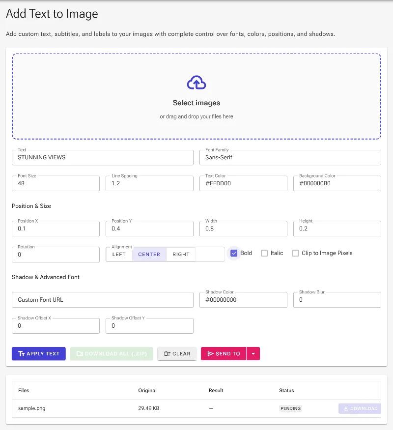 Set Text and Color Styling