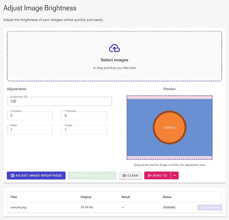 Upload your target image