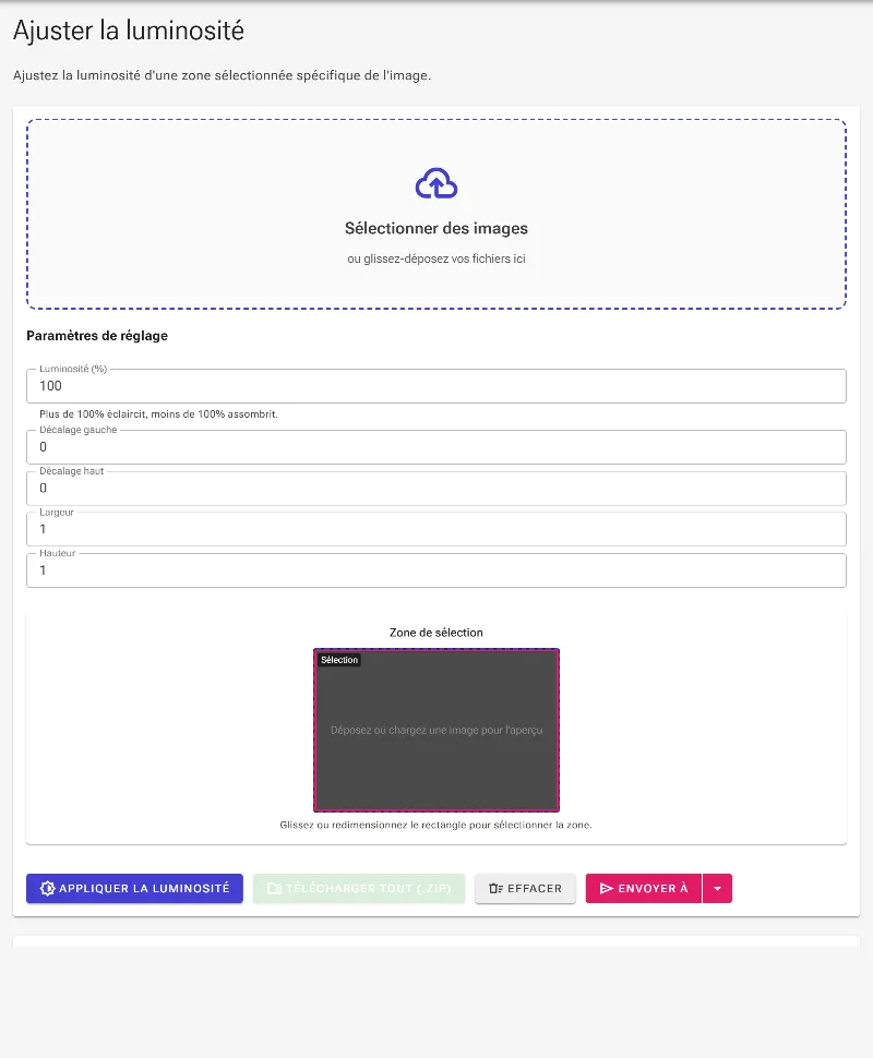 Importer vos fichiers images