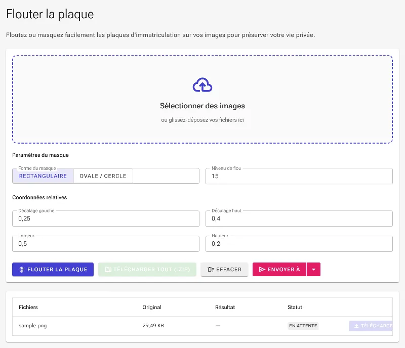 Télécharger votre image de véhicule
