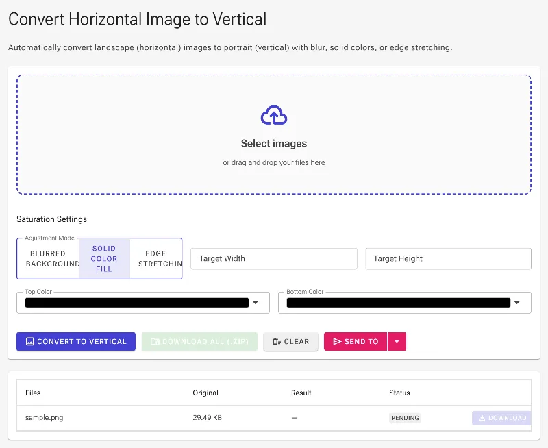 Configure solid color backdrops