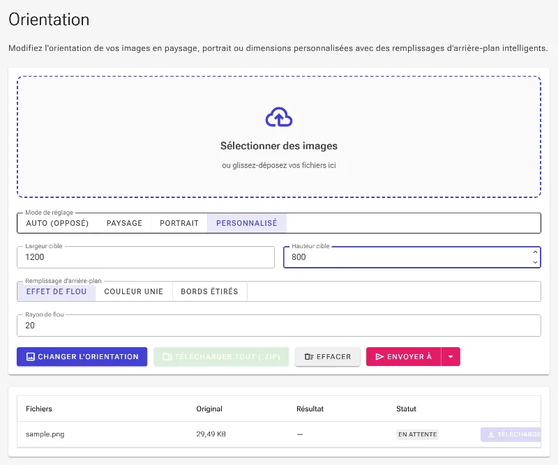 Choisissez votre orientation cible