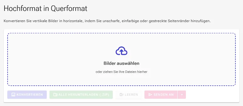 Öffnen Sie den Ausrichtungskonverter