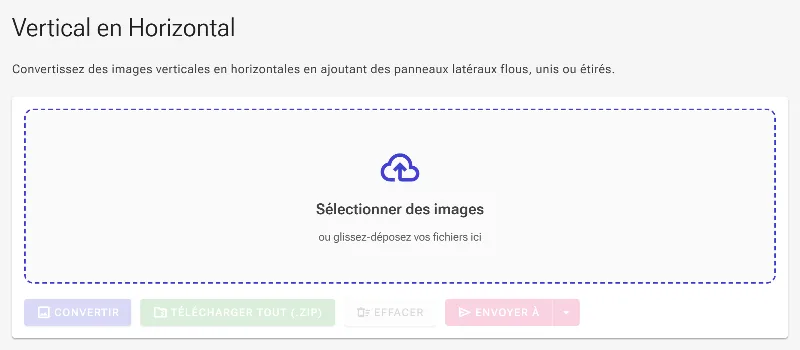 Ouvrez le convertisseur d'orientation