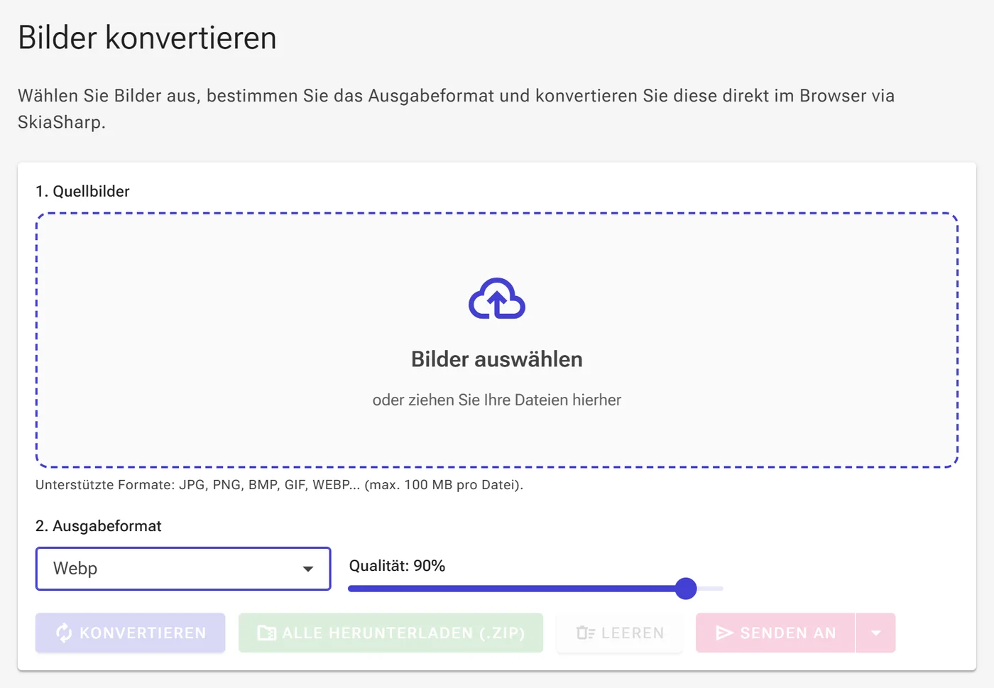 PNG-Dateien auswählen oder ablegen