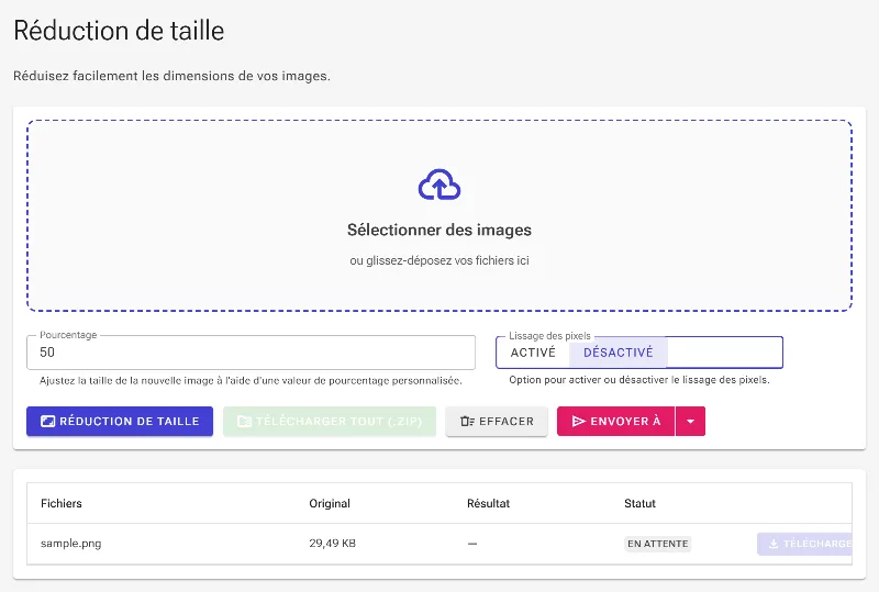 Activer ou désactiver le lissage des pixels