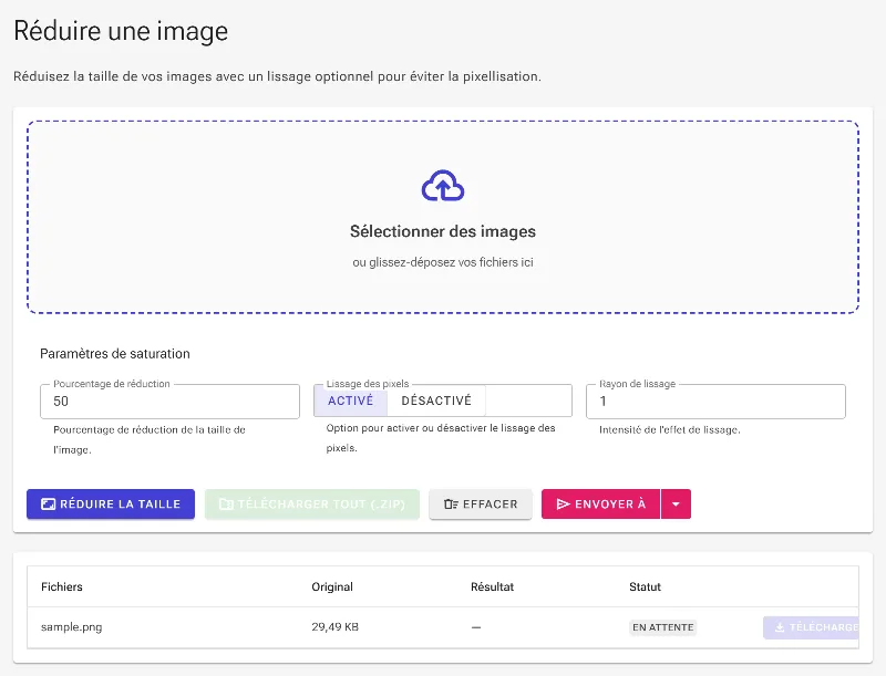 Importer votre image