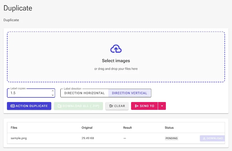 Configure the exact copy count