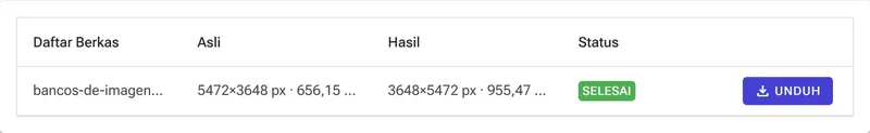 Klik Rotasi dan unduh hasilnya