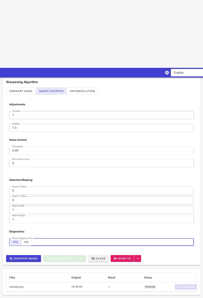 Analyze details with Clipping View
