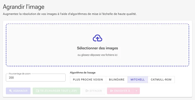 Découvrir l'outil d'agrandissement d'image